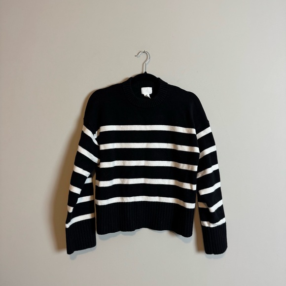 H&M Loose Fit Striped Ribbed Jumper Sweater - Picture 2 of 6